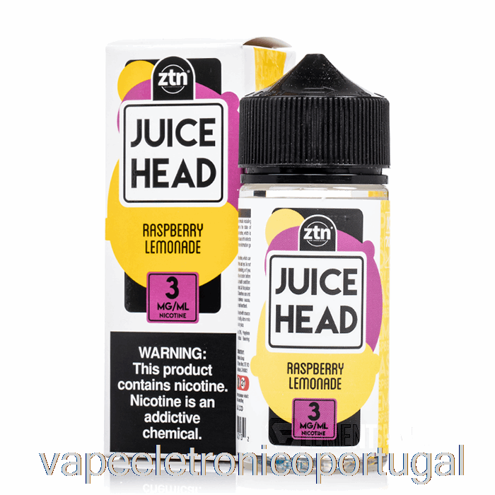 Vape Eletronico Limonada De Framboesa - Suco De Cabeça - 100ml 3mg